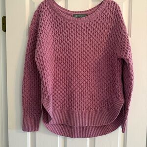 Title Nine Textured Mauve Sweater